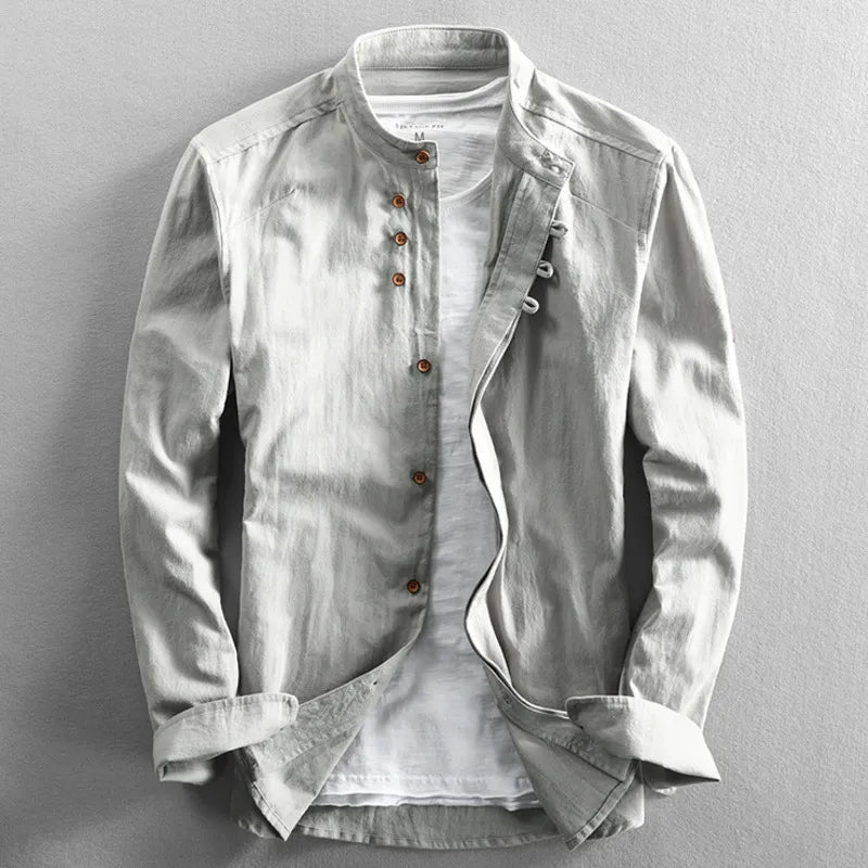 RVNR Franco Linen Cotton Shirt